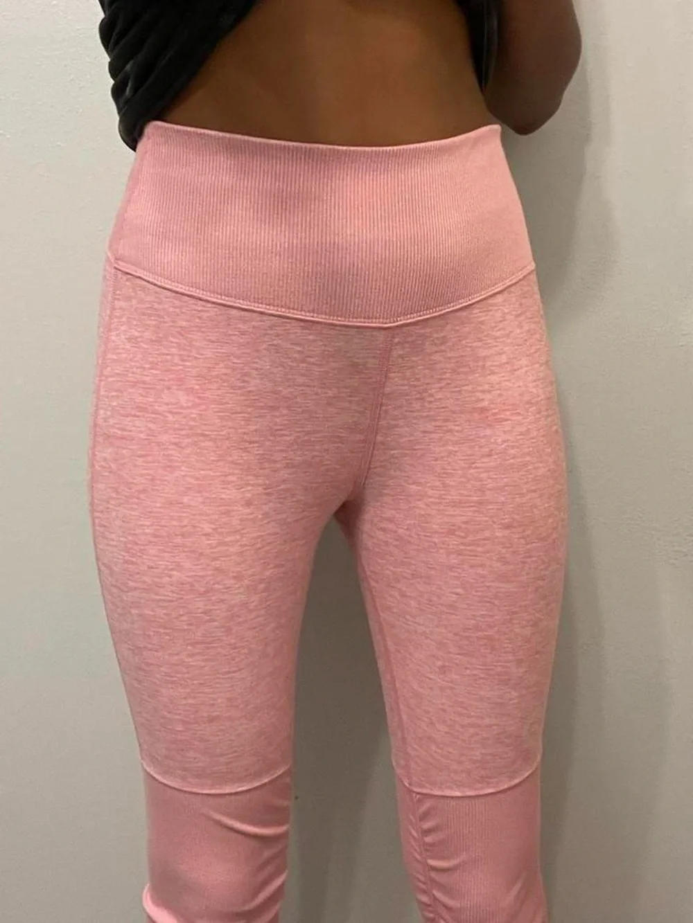 ALO Yoga Goddess Pink Ruched Leggings